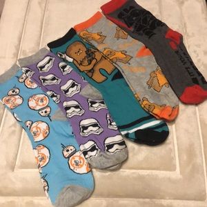 Set of 5, Woman’s Star War Trouser Socks